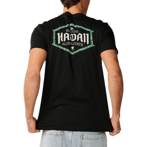 Camiseta Masculina Rip Curl Aloha State Lockup PRETO-13IMTE- -1-